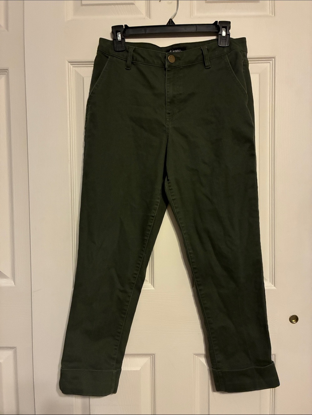 d. jeans Olive Green High-Rise Pants